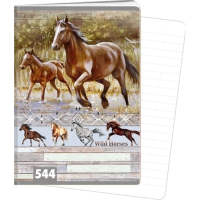 Argus Školní sešit 544 Wild horses A5 linkovaný