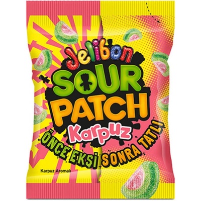 Sour Patch kyselé žvýkací bonbonky s příchutí vodního melounu 160 g