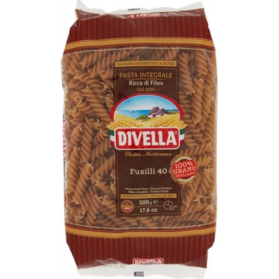 Divella celozrnné cestoviny Fusilli 0,5 kg