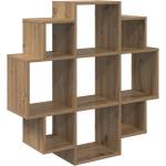 vidaXL Стенен рафт Дъб артизан 90 х 25 х 90 см Инженерна дървесина (8012179)
