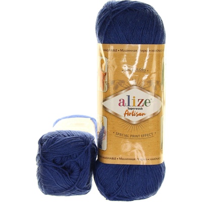 Alize Superwash Artisan 797 modrá