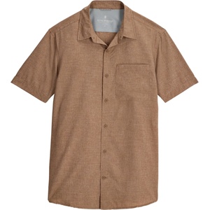 Royal Robbins Мъжка риза с копчета Royal Robbins Amp Lite II S/S Shirt - Walnut Htr (033-2702-0812)