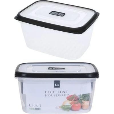 КУТИЯ ЗА ХРАНА С ВЪЗДУШЕН КЛАПАН PP 1700мл 19.5x14x10см (030000660)