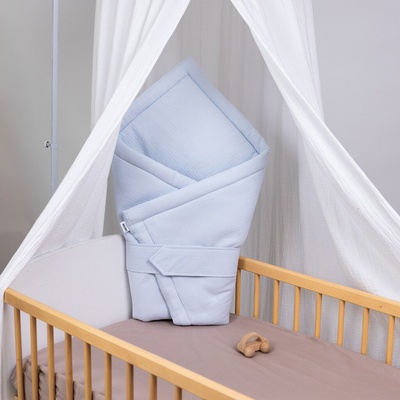 Tulimese Zavinovačka mušelínová baby blue