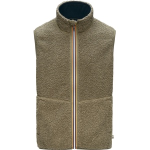 K-Way Мъжки поларен елек K-Way Yannick Sherpa Polar Double Fleece vest - Green Army / Blue Depth (032-1657-0312)