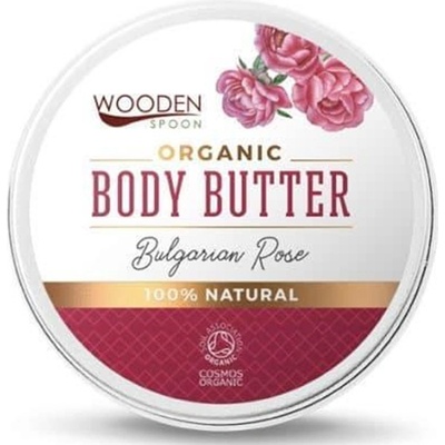Wooden Spoon Масло за тяло Organic, Bulgarian Rose, 100 ml