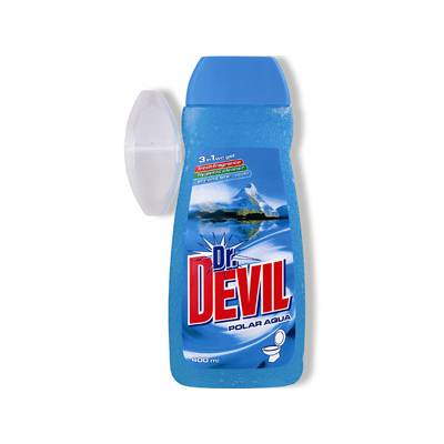 Dr.Devil WC gel 400ml Aqua + závěs