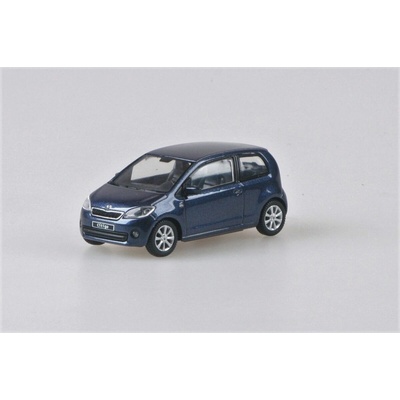 Abrex škoda Fabia 2 modrá 1:43