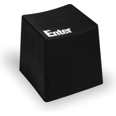 B2B Partner Plastový taburet BUTTON, černý