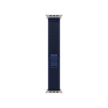 Apple Watch 49mm Loop: Blue Trail Loop - S/M - Natural Titanium Finish (mxtt3zm/a)
