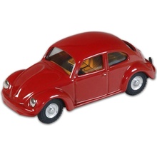 Kovap Auto VW mikrobus T2 červený kov 12cm