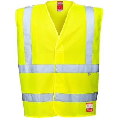 Portwest FR71 Nehorľavá antistatická reflexná vesta Žltá