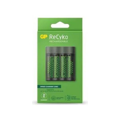Gp batteries Зарядно устройство GP M451-270AAHCE-EB4, 4 AA, NiMH, 2700 mAh, FAST, GP-C-M451-270AAHCE-EB4
