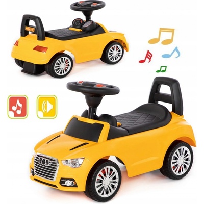 Polesie autíčko s hudebním panelem žlté