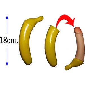  Реалистичен пенис скрит в банан, 18см. - Penis Banana (D-236727)