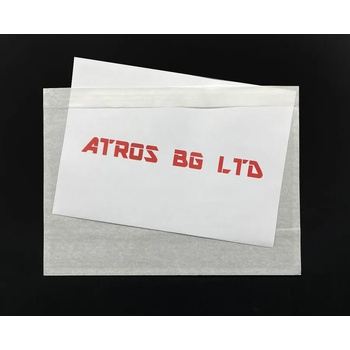 Image 1 of Плик за опаковъчен лист/фактури - прозрачен 17, 5х24 см