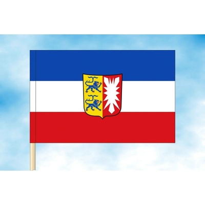 LIBEA, s.r.o. Šlesvicko-Holštýnsko vlajka Rozměr: 40×60 cm, Uchycení: Návlek na žerď