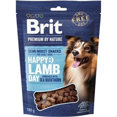 BRIT Premium Dog Semi moist Snack Lamb polomäkká maškrta pre psov 180 g