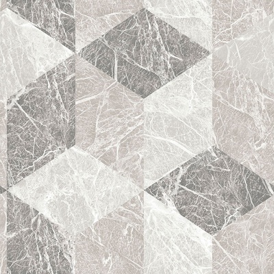Origin 347317 Vliesová tapeta imitácia sivobéžového mramorového 3D obkladu Matières Stone rozmery 0,53 x 10,05 m