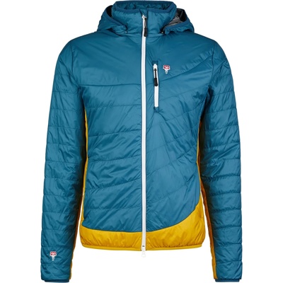 Grüezi Bag Мъжко вълнено яке Grüezi Bag Refreshful Silkwool Jacket Insulation jacket - Saphir Blue / Pineapple - размер XL (005-5126-0314)