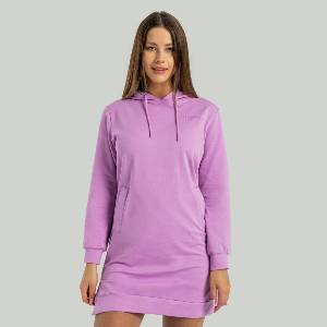 GymBeam STRIX Дамски суичър ALPHA Longline Amethyst XL