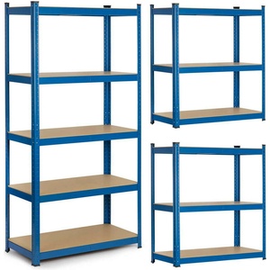 Humberg Метален стелаж за съхранение 180 x 90 x 40cm humberg 4848 (4848)