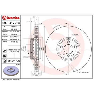 BREMBO 09.C417.13