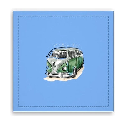 Fotoobraz 40x40 cm Retro autobus