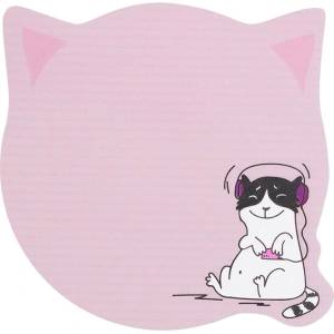  Самоз. листчета Kite Cat music 70х70mm 50 л (1901283-K21-298-1)