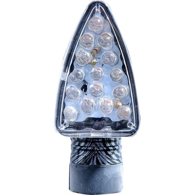 OXFORD blinkry (CE) LED ARROW - 2 kusy (obsahuje odpory) barva carbon, montáž krátká