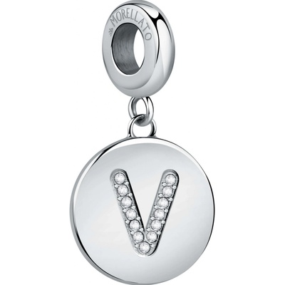 Morellato Ocelový přívěsek písmeno V Drops SCZ1171