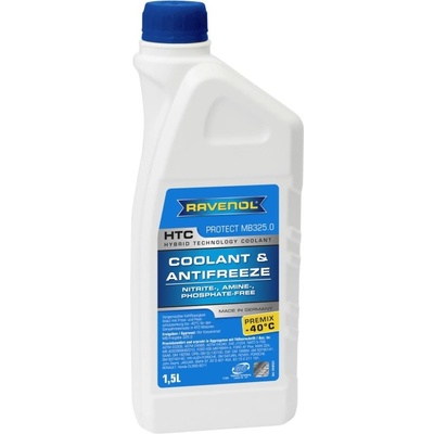 RAVENOL Антифриз RAVENOL HTC Hybrid Techn. Coolant Premix -40 C 1.5л (229193)