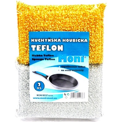 Moni kuchynská hubka teflón 2 ks