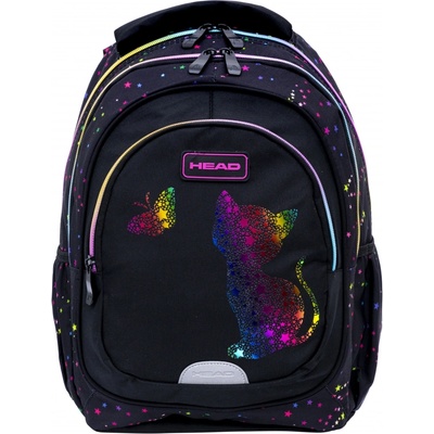 HEAD Ученическа раница Head - Коте, Златен ефект (AS502025032)
