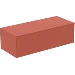 Ideal Standard Atelier Conca червено-оранжев матов стенен шкаф с 1 чекмедже с плот 120 см (T4314Y3)