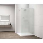 POLYSAN Esca - Душ кабина Walk-In 100x210 см, Antidrop, матирано стъкло/бяло ES1110-03 (ES1110-03)
