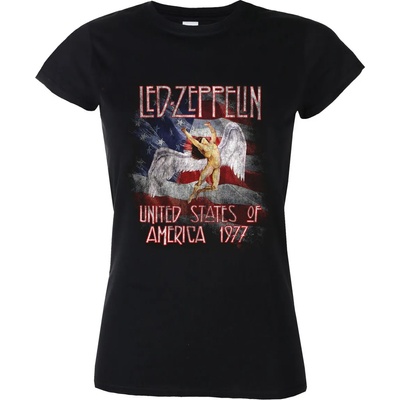 NNM тениска метална мъжки дамски Led Zeppelin - звезди н Ивици - NNM - RTLZEGSBSTA