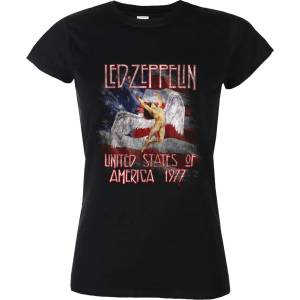 NNM тениска метална мъжки дамски Led Zeppelin - звезди н Ивици - NNM - RTLZEGSBSTA