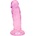 Woomy Zooozy Extra Slippery Jelly Dildo Pink