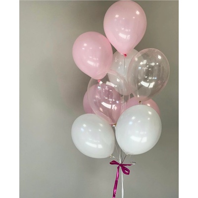 Balonkový buket Růžový