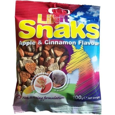 Likit Snaks apple cinnamon pamlsky pro koně 0,1 kg