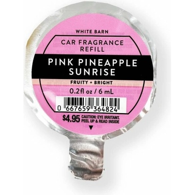 Bath & Body Works Pink Pineapple Sunrise náhradná náplň 6 ml