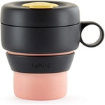 Lekue Сгъваема чаша Lekue On The Go 1010233, 350 мл, -20/+100°C, Херметично затваряне и непропускливост, Корал (1010233)