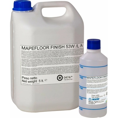 MAPEI Mapefloor Finish 53 W/L dvojzložkový polyuretánový transparentný lesklý náter 11 l (10 l zložka A + 1 l zložka B)
