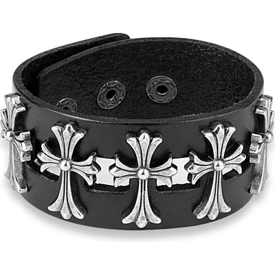 Steel Edge kožený SESL0219 černá