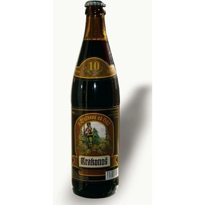 Krakonoš 10 tmavá 4,0% 0,5 l (sklo)