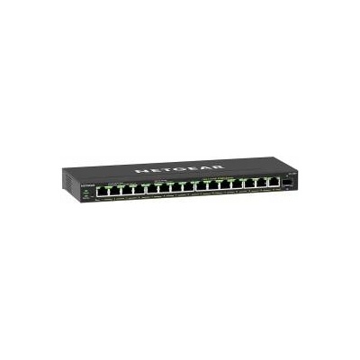 NETGEAR 16-PORT POE+ GIGABIT SWITCH GS316EP-100PES, Managed, Full duplex, Power over Ethernet (PoE)