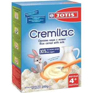 Jotis Оризова каша Jotis - Cremilac, с мляко, 200 g (770001) - ozone