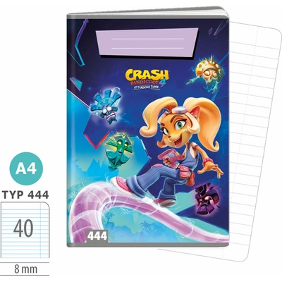 ARGUS Zošit A4 TYP 444 Coco Bandicoot