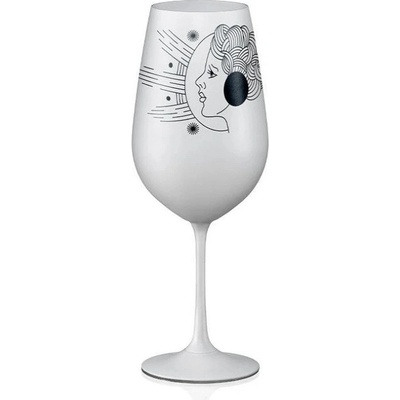 Crystalex pohár Zverokruhy Panna biela 550 ml